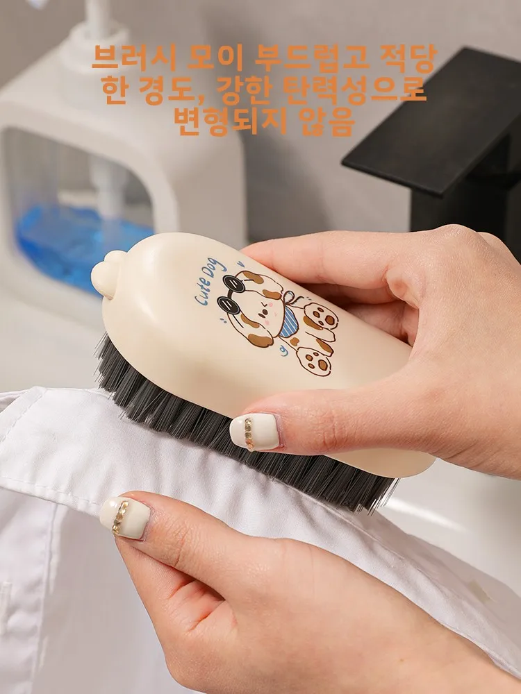 부드러운 솔이 있는 신발 및 의류 브러시 다기능 가정용 세탁 도구 신발 및 직물 청소용 손상 방지 보드 브러시