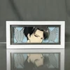 Paper Cut Anime Led Light Box Attack on Titan Levi for Room Decor Bedside Table Lamps Shingeki No Kyojin Lightbox Eren Yeager 3