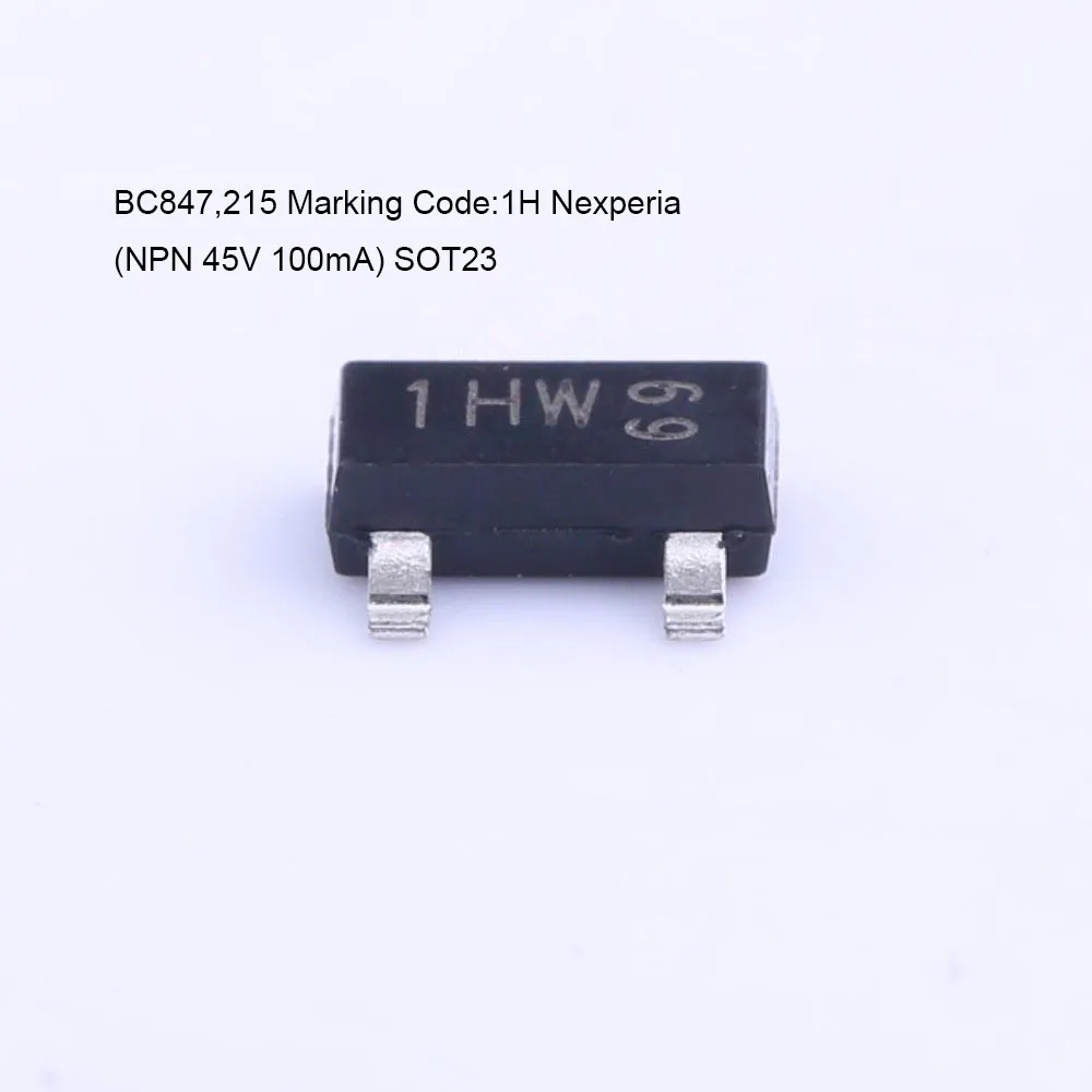 Original Nexperia Bc847 Series Bc847,215(1h) Bc847a,215(1e) Bc847b,215 ...
