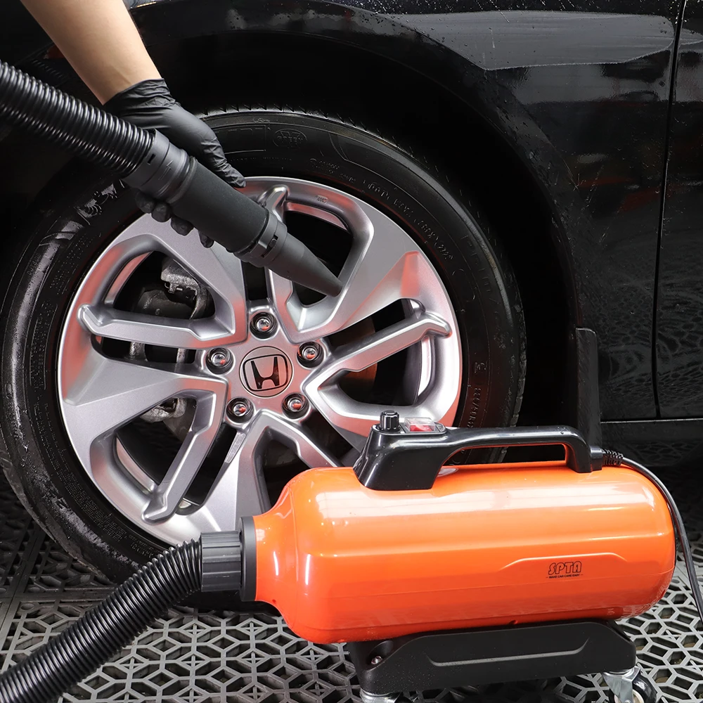 SPTA Air Cannon Car Dryer Blower Blades Powerful Detailing Wash Tool Safer Than Microfiber Towel Cloth