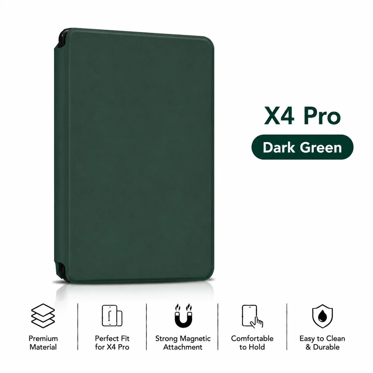 XTEINK Magnetic Slim Shockproof E-Reader Protective Cover - Strong Magnetic Design, Available in Multiple Colors