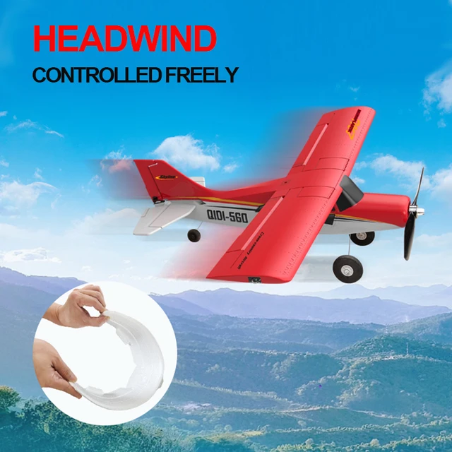 Qidi560 Moore M7 Off-road RC Plane 4CH Brushless Remote Control Airplane Fixed Wing Aircraft Model EPP Foam Toys for Children 4