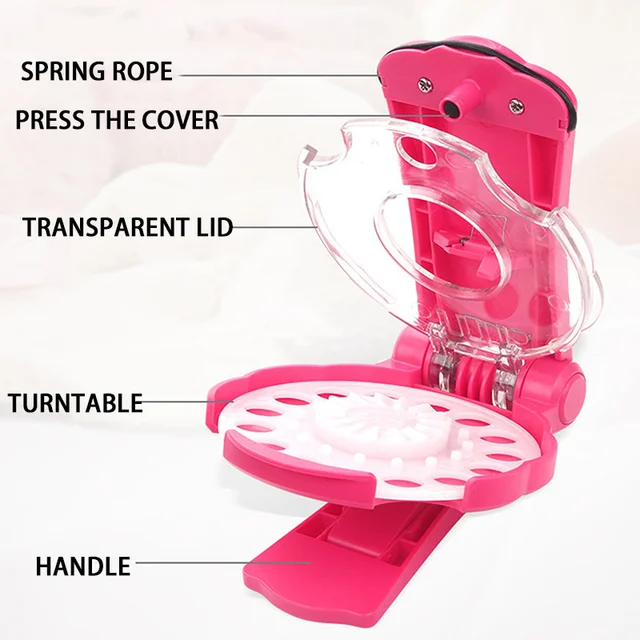 360 Pieces Luxury Gem Set Shiny Diamond Hair Decoration Jewelry Toy Tool Kit Girls Gem Show Decoration Display Decoration 4