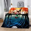 Undertale Collage Blankets Sofa Cover Fleece Anime Plaid Multi-functionWarm Throw Blankets for Home Outdoor Bedding Throws 6