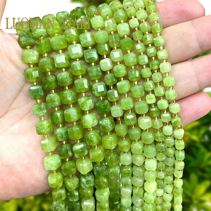 Bracelet En Pierres Naturelles Olivine 3 Mm, Neuf Avec étiquettes