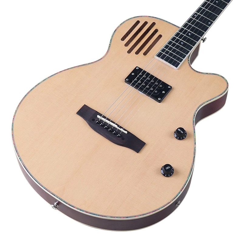 40 inch Acoustic Electric Guitar 6 String Thin Body Folk Guitar acoustic electric guitar