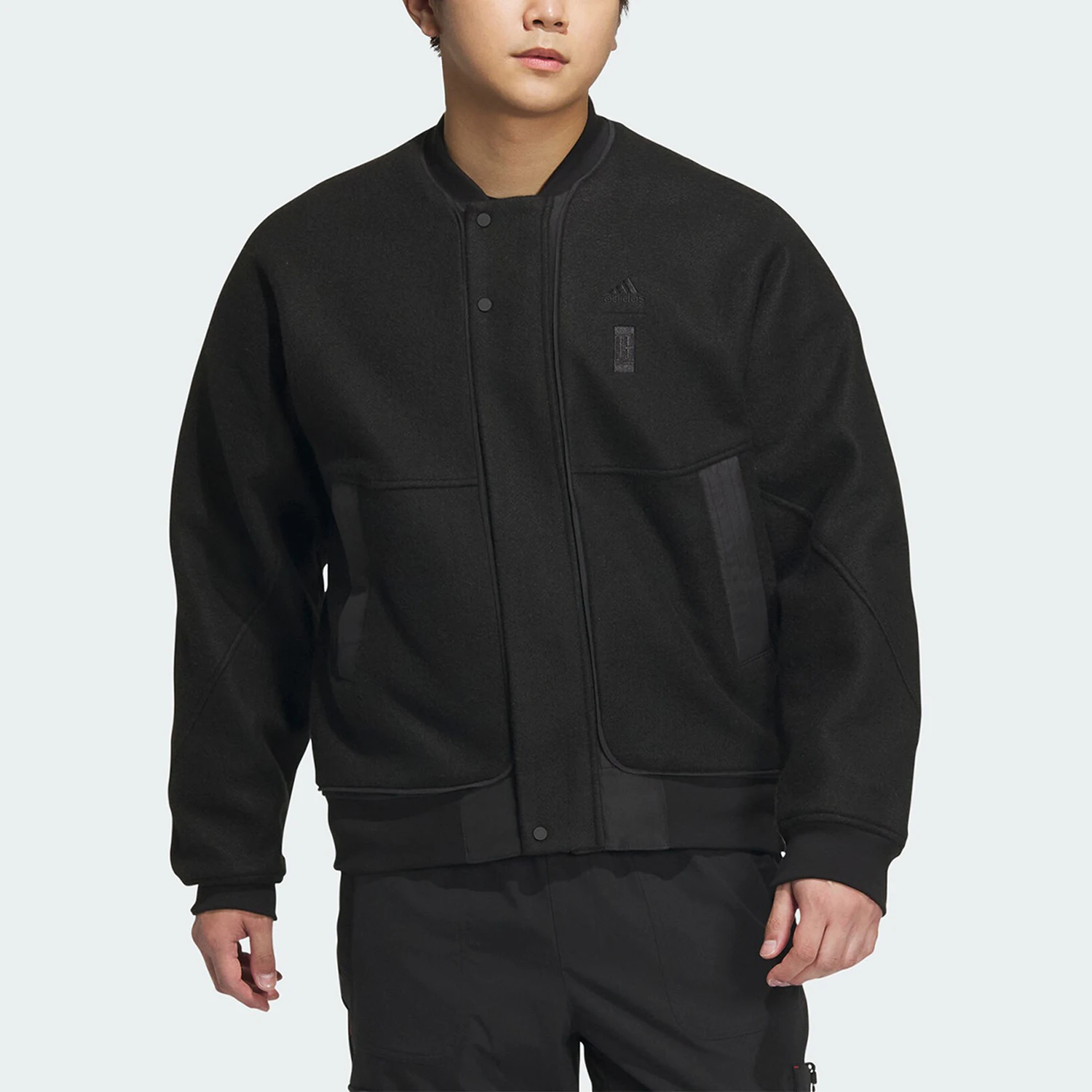 Adidas officiel véritable hiver nouvelle veste tricotée en polaire ample pour hommes IP4910 1 Adidas officiel véritable hiver nouvelle veste tricotée en polaire ample pour hommes IP4910 1