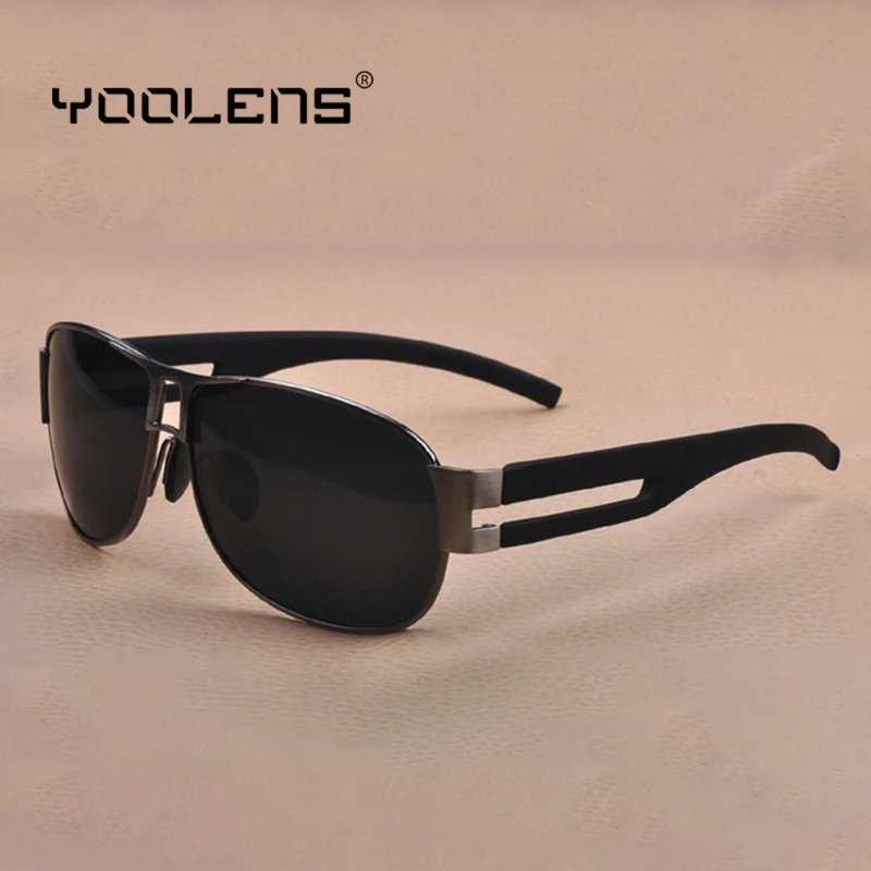 

YOOLENS Brand New Design Sports Fishing Sunglasses For Male Vintage Polarized UV400 Sun Glasses Women Men Square Eyewear Okulary