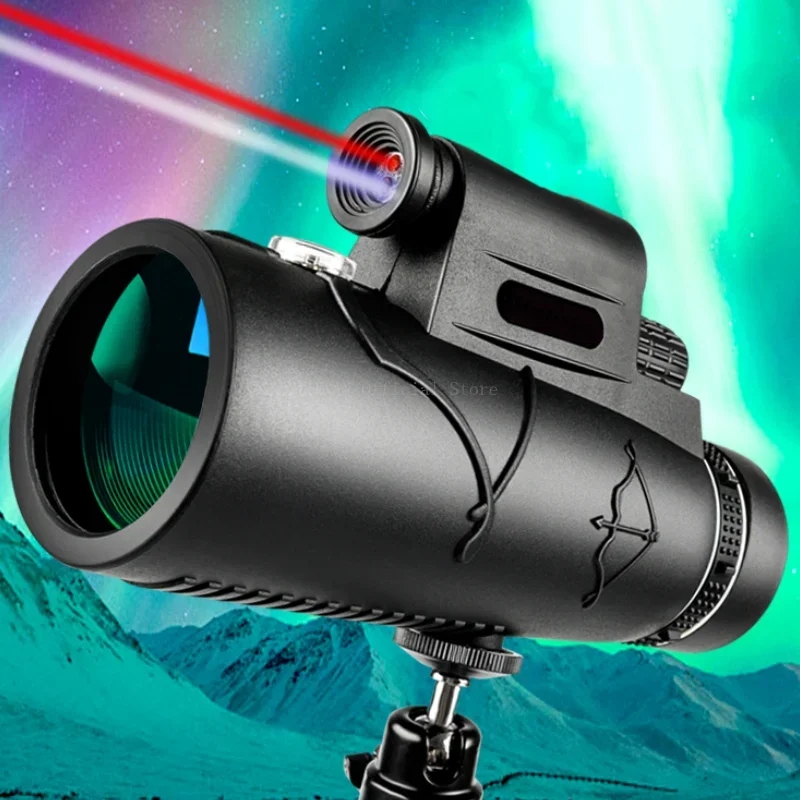 50X60 Zoom HD Powerful Binoculars Long Range Portable Professional Telescope Monocular Low Night Vision for Hunting 2