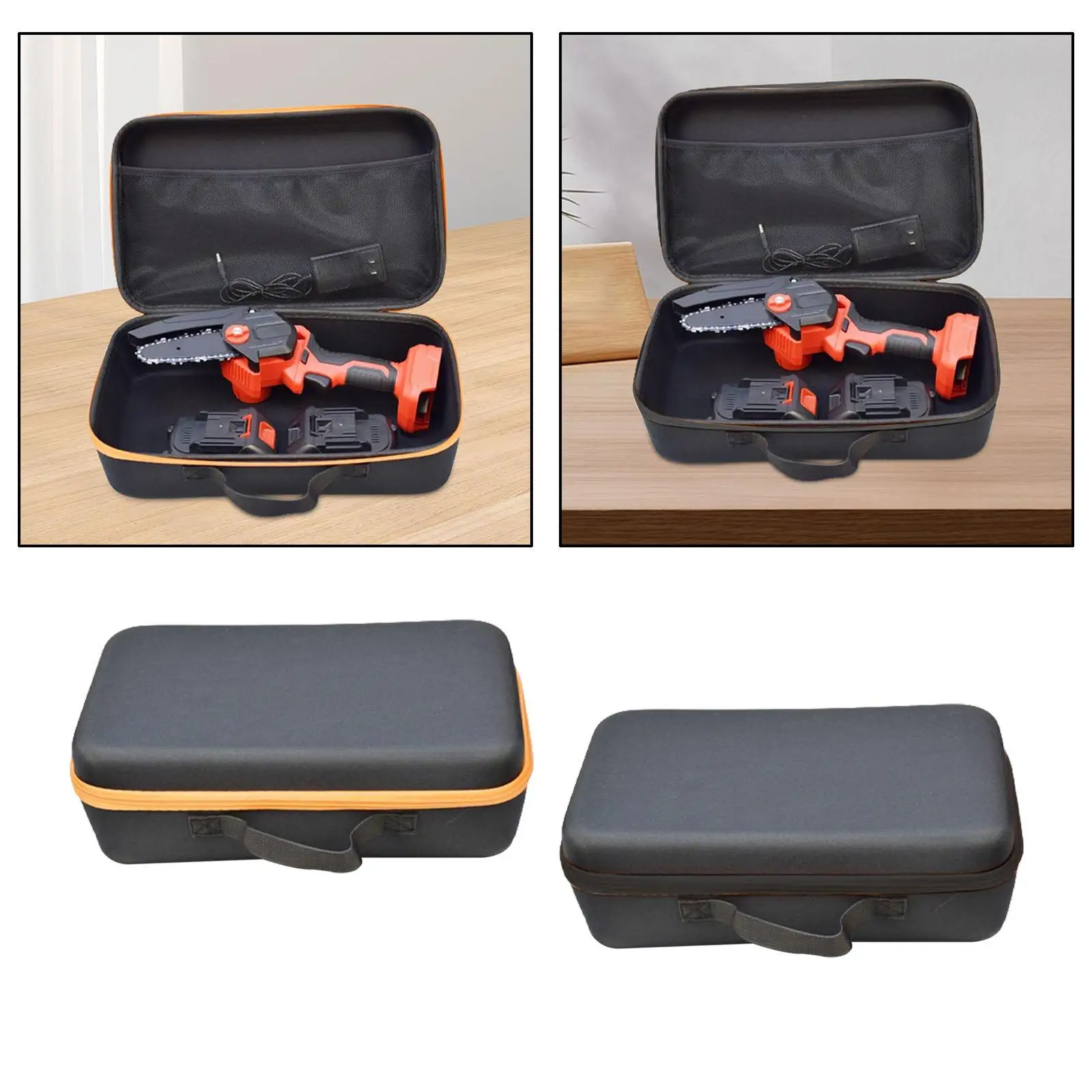 Carrying Case for Cordless Drill Accessories Versatile Smooth Zipper Closure Oxford Cloth Zipper Tool Pouch with Hand Strap 3