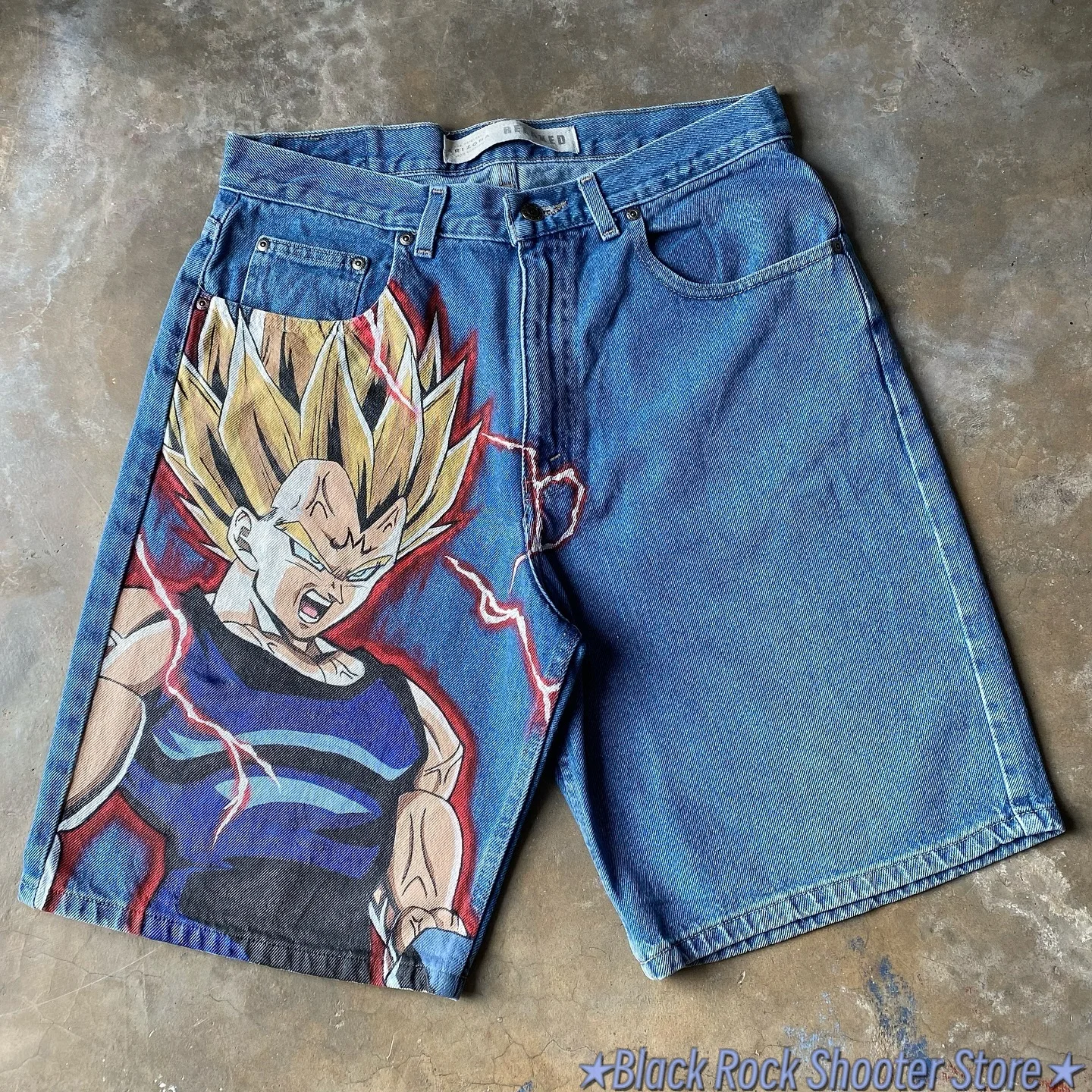 Harajuku Popular Y2k Baggy Jeans Vintage Wide Leg Denim Pants Popular Anime Sweatpants Streetwear Couples Trouser Men Clothing 2