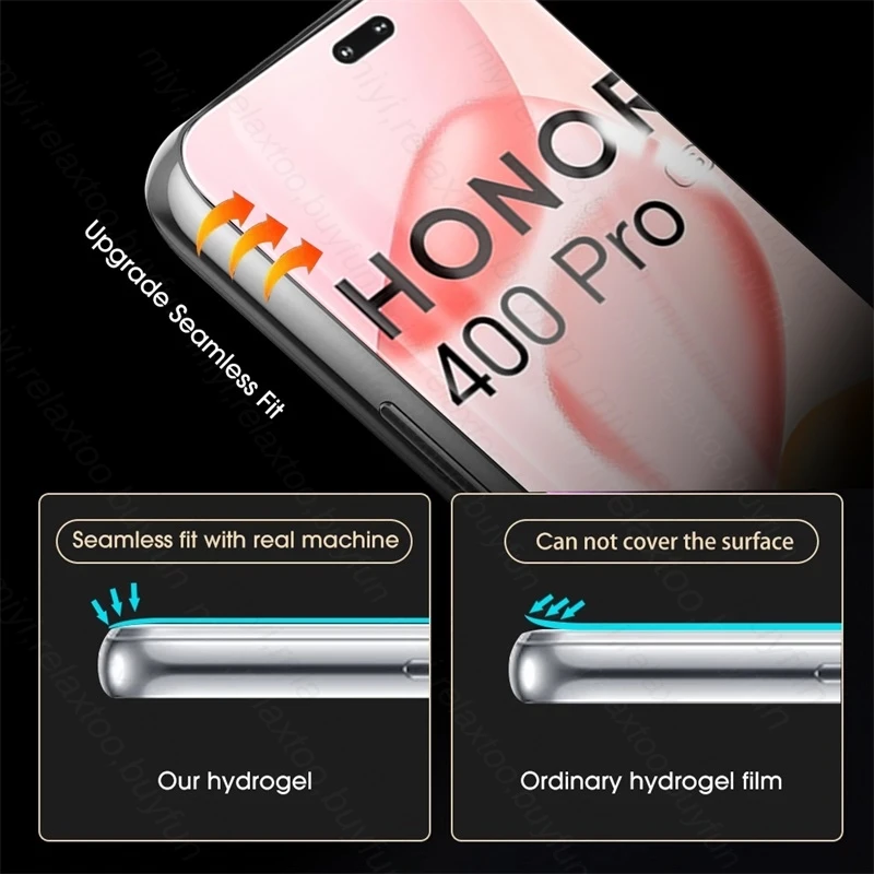 Premium Soft Hydrogel Film Screen Protector with Camera Glass