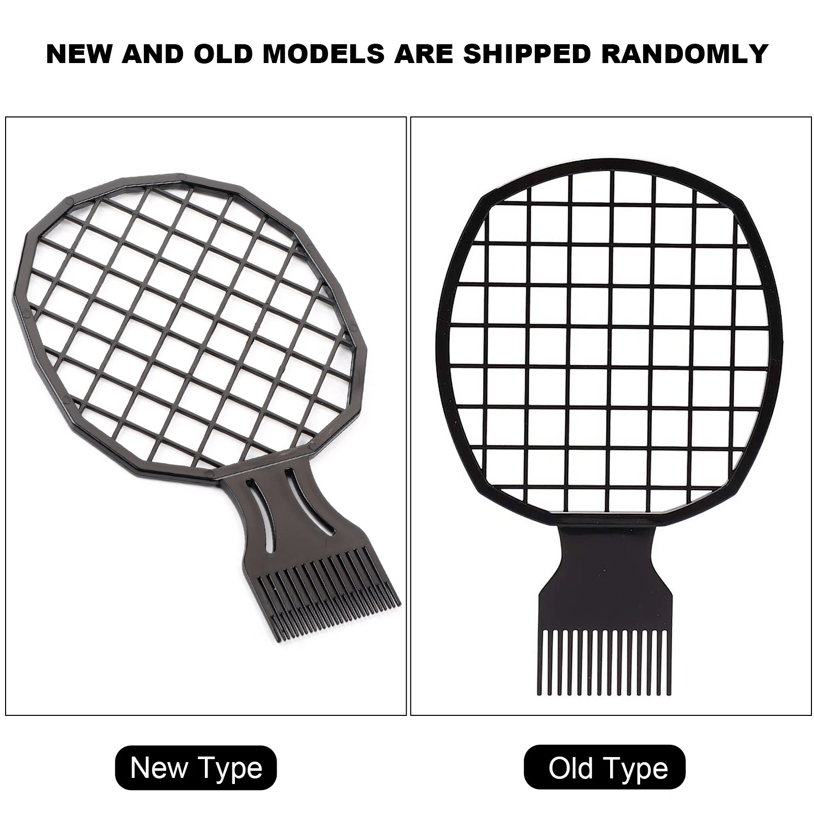 Men Afro Curly Hair Comb Dreadlocks Tin Foil Hot Perm Comb Hairdressing Tool Double Ended Twist Pick Comb Hair Styling Tools 5