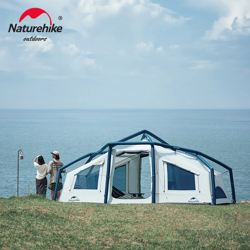 

Naturehike 2023 Lingfeng 12.0 Air Tent Camping 2 3 4 Person Tent Quick Automatic Opening Tent Travel Shelter Multi Room Tent