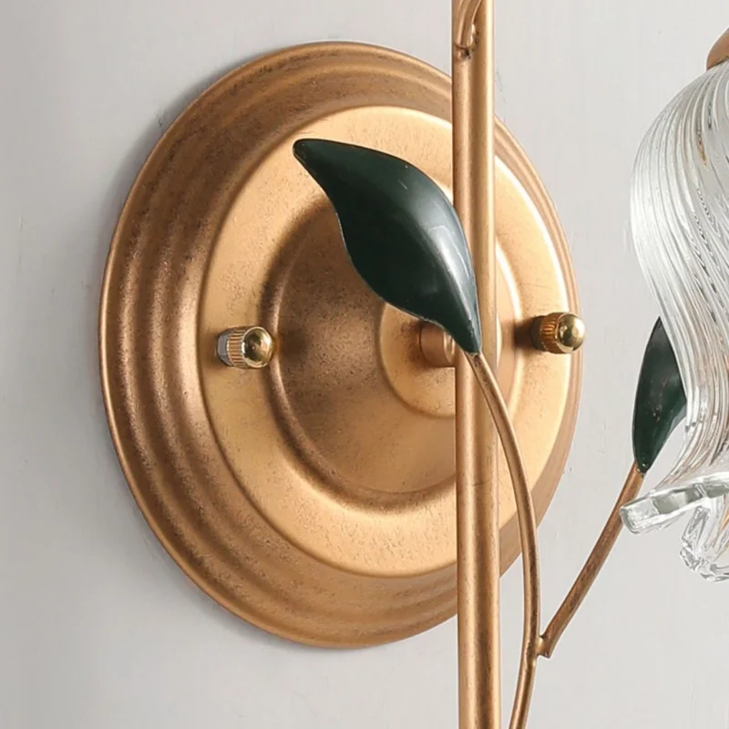 Hot Rustic Retro Wall Lamp Cross-border Iron Art Personalized Home Bedroom Living Room Study Lamp Door Front Lamps Hot Product