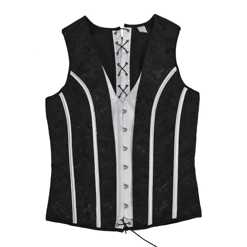 Mens Corset Top Shapewear Waist Trainer Body Shaper Underwears Blusas Fitness Jacket Corsets Men Clothes Fajas