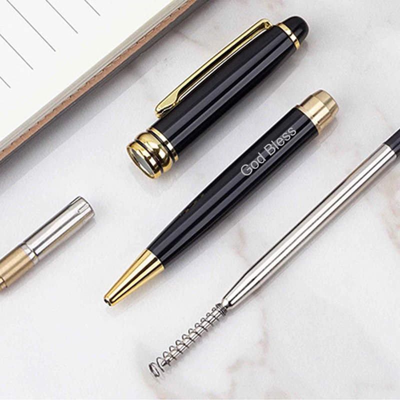 Wholesale Metal Ballpoint Pen Custom Logo Business Advertising Office Stationery School Teacher Student Commemorative Gift Pen