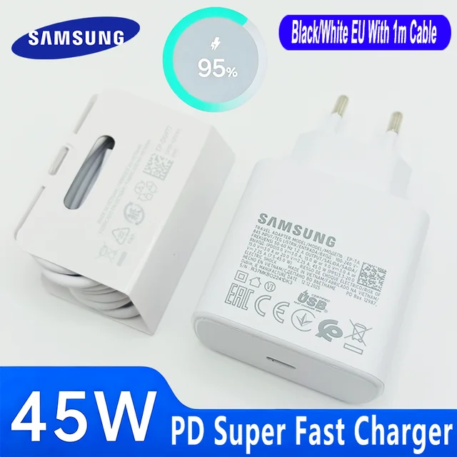 SAMSUNG 45W Original Charger Quick Fast Cargador Type C Charging Aadpter For Galaxy S26 Ultra S25 S24 A57 A56 A17 M55 Tab S10+ 1
