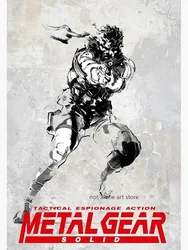 Metal Gear Solid Series Art Poster Canvas Painting - Home Decor Wall Print - 50x70 no frame (5)