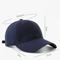 2023 Large Size Soft Top Baseball Cap For Men And Women Cotton Solid Black Hat Trucker Caps Sports Snap Back Bone Gorra Hombre 1