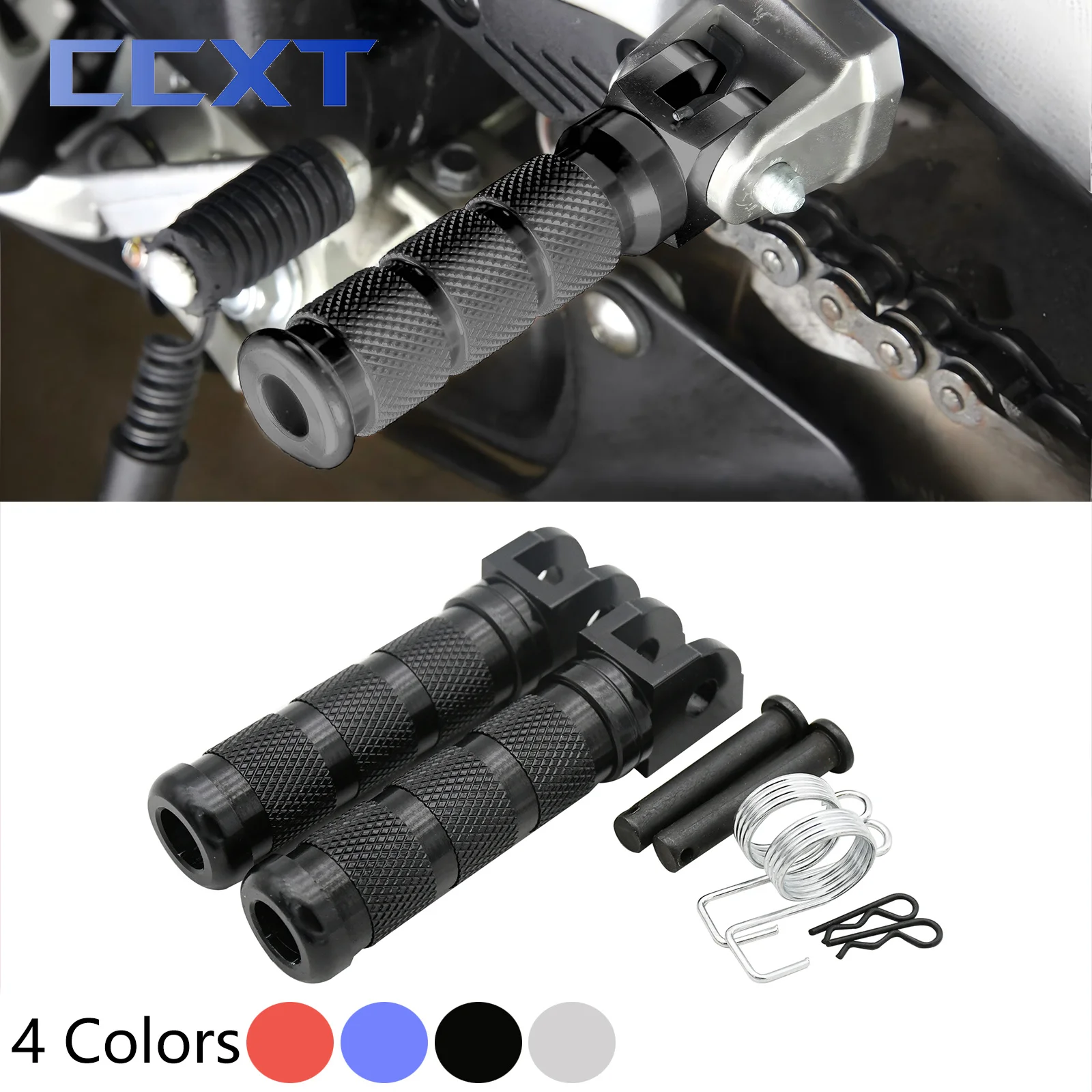 Motorcycle CNC Pedal Foot Pegs FootRest Footpegs Rests Pedals for Honda CB250R CB300R CB400R CB500R CBR600RR CBR1000RR CB1000R motorcycle accessories,motorcycle footrests,motorcycle foot pedals