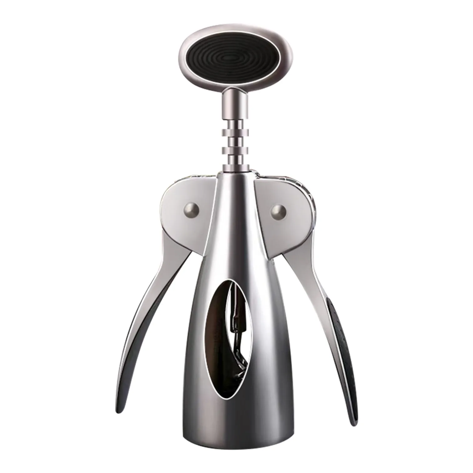 LFGB 인증서 Kirsite 코르크 따개 럭셔리 6cm 직경 금속 와인 오프너 ..