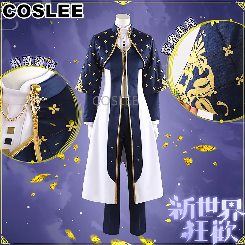 

COSLEE Game Nu: Carnival Olivine SR Cosplay Costume Fashion Handsome Uniform Suit Halloween Party Outfit Plus Size XS-3XL New