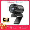 Webcam 4K Streaming Web Camera 1080P 60FPS USB Camera EMEET S600 Autofocus Living Stream Camera With Mics for Tiktok/YouTube