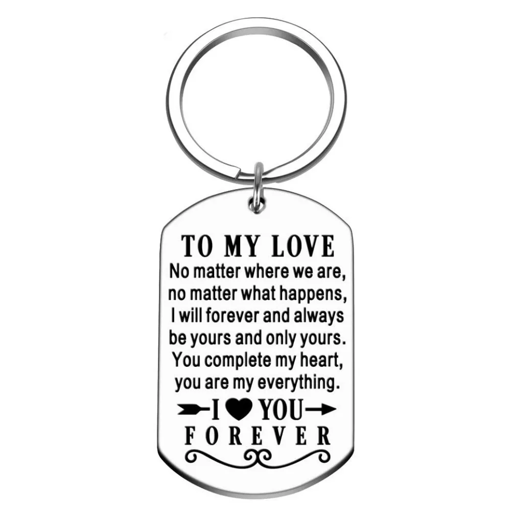 Keychain Accessories With First Name To My Wonderful Meranda I Love You  This Much Always Forever Romantic Valentine Day Gift Wife Girlfriend 