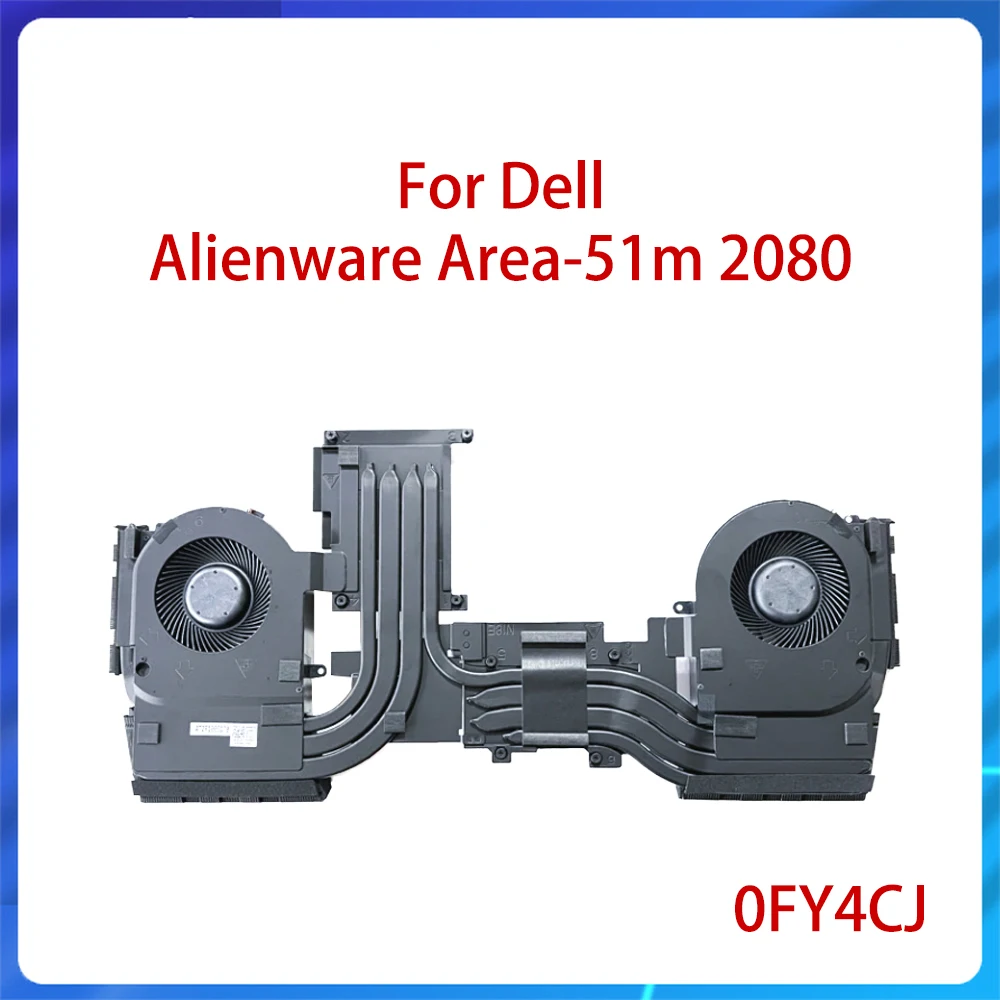 Nuova Ventola Di Raffreddamento Originale Del Dissipatore Di Calore Per Dell Alienware Area-51M R1 Rtx 2080 Radiatore Di Raffreddamento 0 Fy4Cj Fy4Cj 