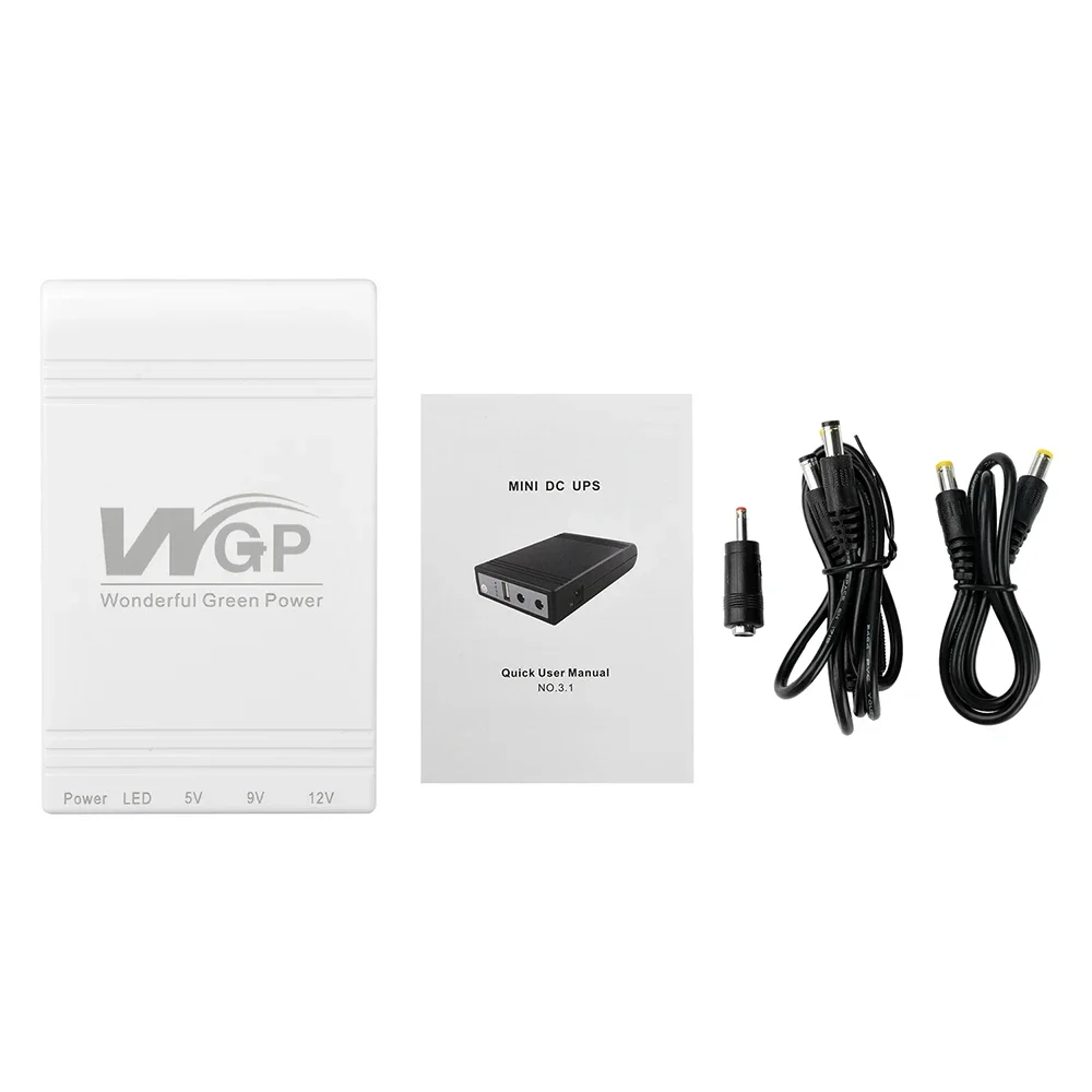 Mini UPS Kesintisiz Güç Kaynağı DC 5V9V12V 10400mAh Modem Router için Yedek Güç Bankası Mini Cihaz Ev Acil Durum Yedeklemesi
