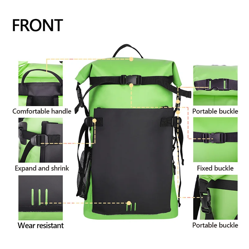 30L Waterproof Dry Bag Backpack For Camping Drifting Hiking Swimming Rafting Kayaking River Trekking Outdoor Floating Bags waterproof dry bag