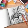 Fantasy creatures coloring Book DIY Art Doodle Painting Learning Color Booklet Arts Beginners  Ideal gift for family or friends 6