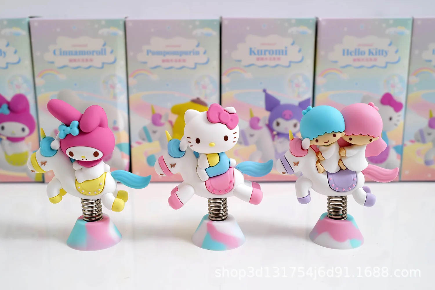 gi joe toys New Sanrio Series Toy Figure Carousel Kuromi Hello Kitty Little Twin Stars Cinnamoroll Doll Furniture Ornaments Children Gifts teenage mutant ninja turtles toys