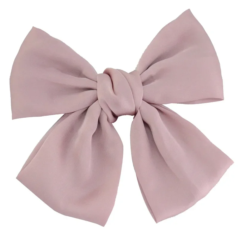 Elegant Satin Butterfly Hair Bow Clip - Trendy Bowknot Accessory