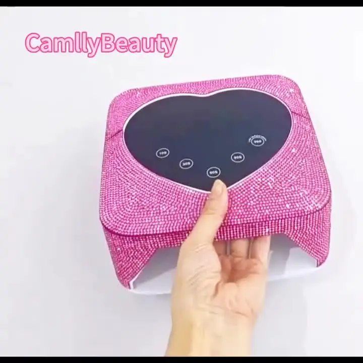 ラインストーンネイルランプ 72 ワットコードレス充電式 UV ネイル