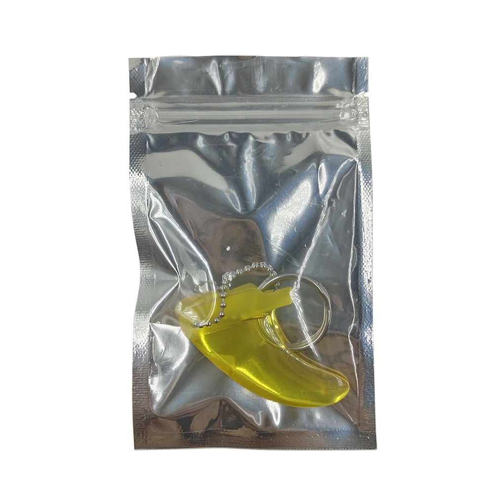 Key Chain Ring Plastic Clear Mini Surf Fins 5Colors Key/USB Chains Surfing Accessories