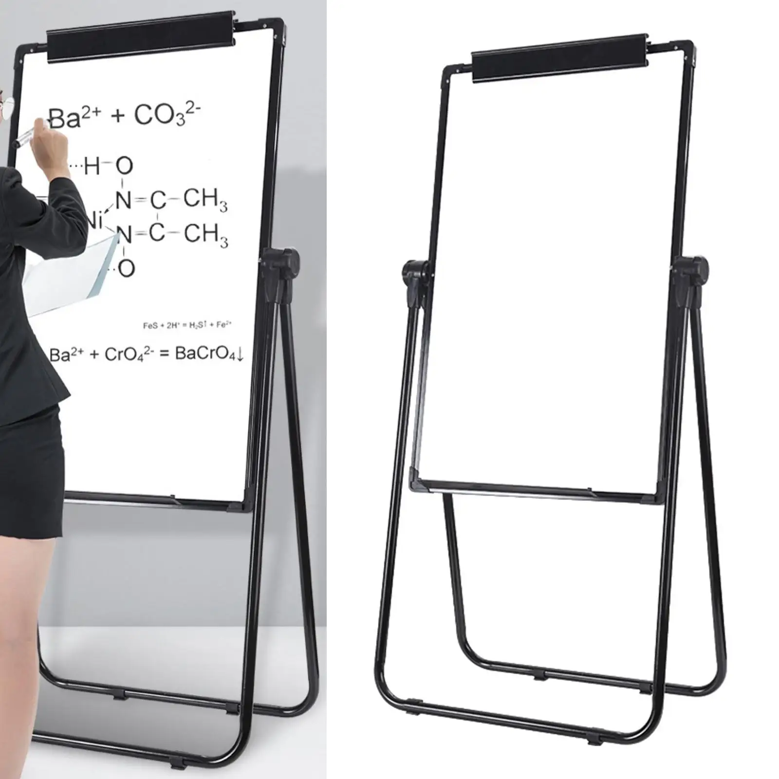 24x35inch Whiteboard with Stand Dry Erase Board 360° Rotation Portable for Adults Children Versatile Adjustable Height