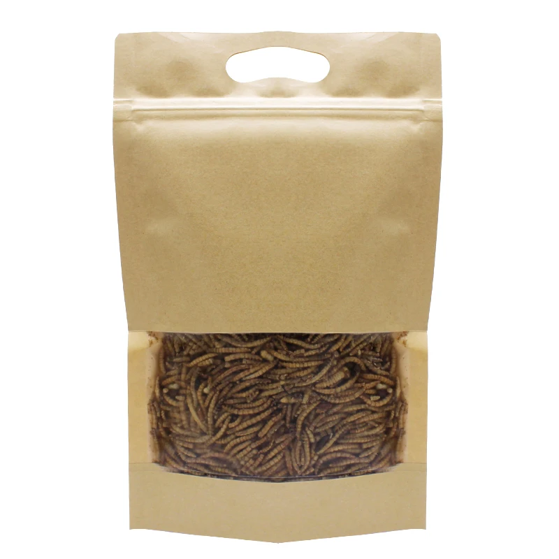 250g High-Protein Mealworms for Wild Bird ,Chicken, Ducks,Fish,Reptile, Tortoise , Amphibian,Lizard