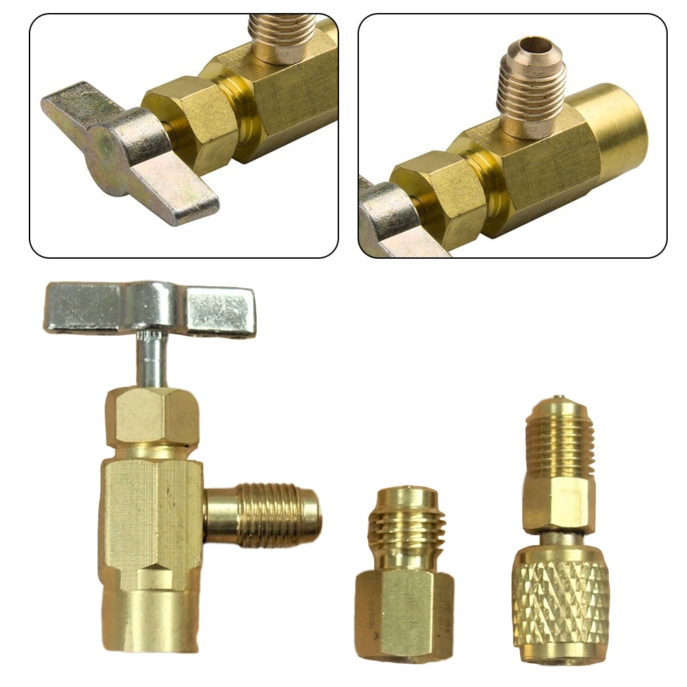 3pcs Self-Sealing R1234yf A/C Can Tap With 1/2