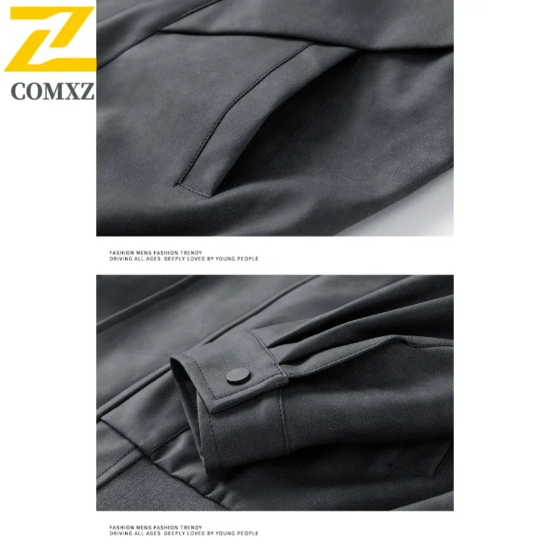 Men's Vintage Baseball Biker Jacket Washed PU Leather Coat Waterproof Windproof Oversized Pilot Streetwear Motorcycle Outerwear