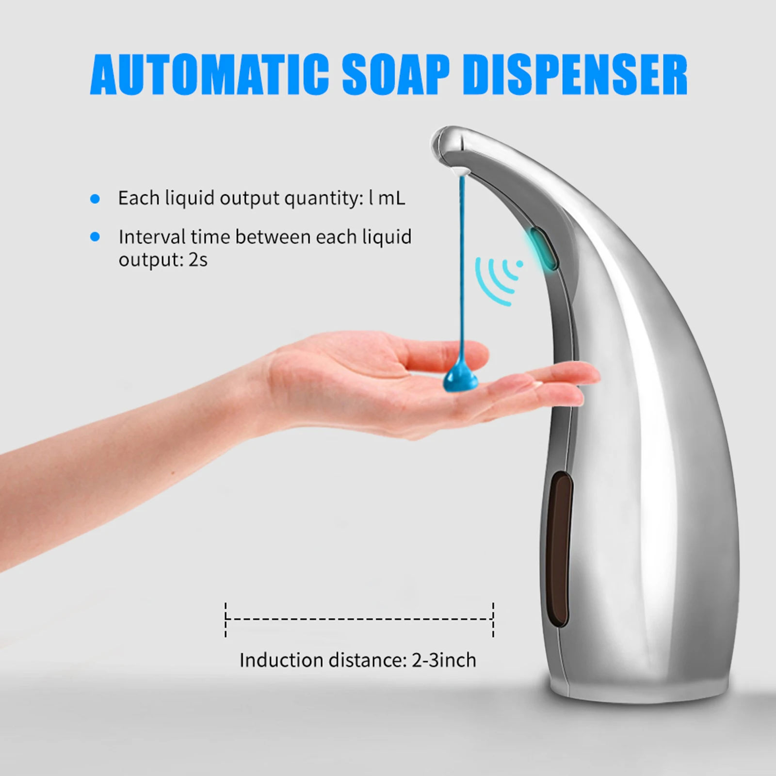 300mL Soap Dispenser Automatic IR Hand-free Touchless Soap Dispenser Dish Liquid Lotion Gel Shampoo for Bathroom Kitchen soap dispenser,shampoo dispenser,soap dispenser bottle,foaming soap dispenser