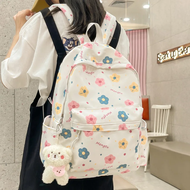 Sleeping Beauty Book Bag Latest Charming Animation Print Daypack with  Crossbody Bag and Pen Case 3Pcs for Young People for Dating and Travel 