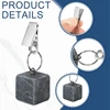 16PCS Tablecloth Weights With Metal Clip, Cube Table Covers Pendant Stones, Marble Table Cloth Weights For Decoration 3