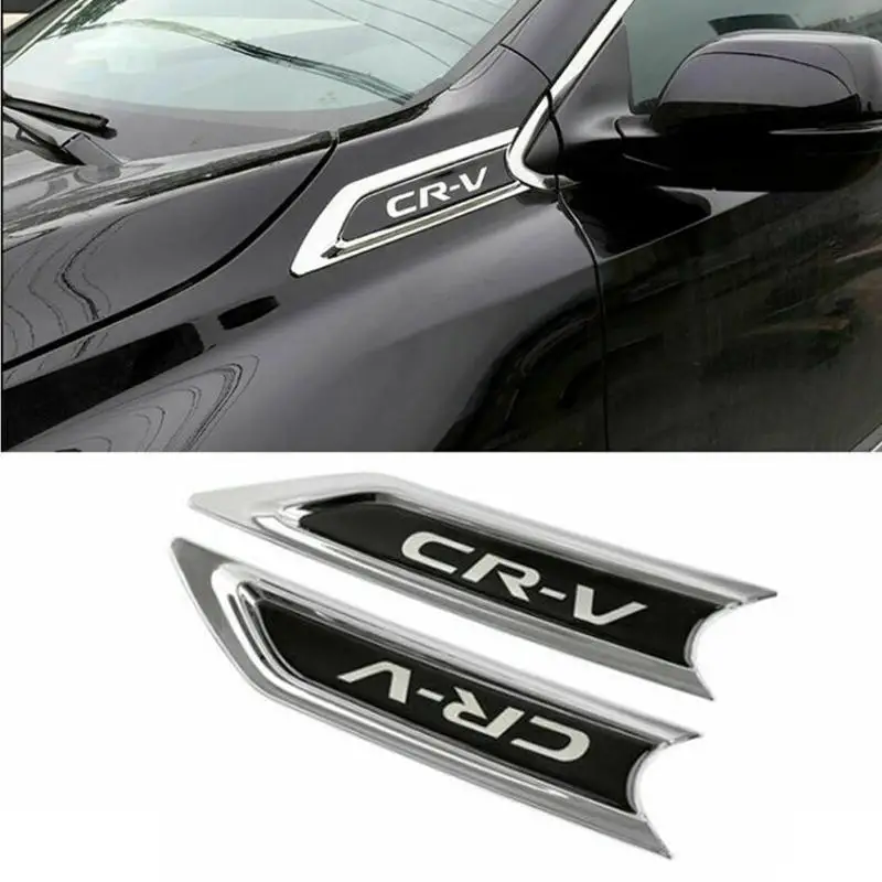 2pcs Car Side Body Molding Trim Cover Emblems for Honda CRV CRV 20172019 Auto External Set