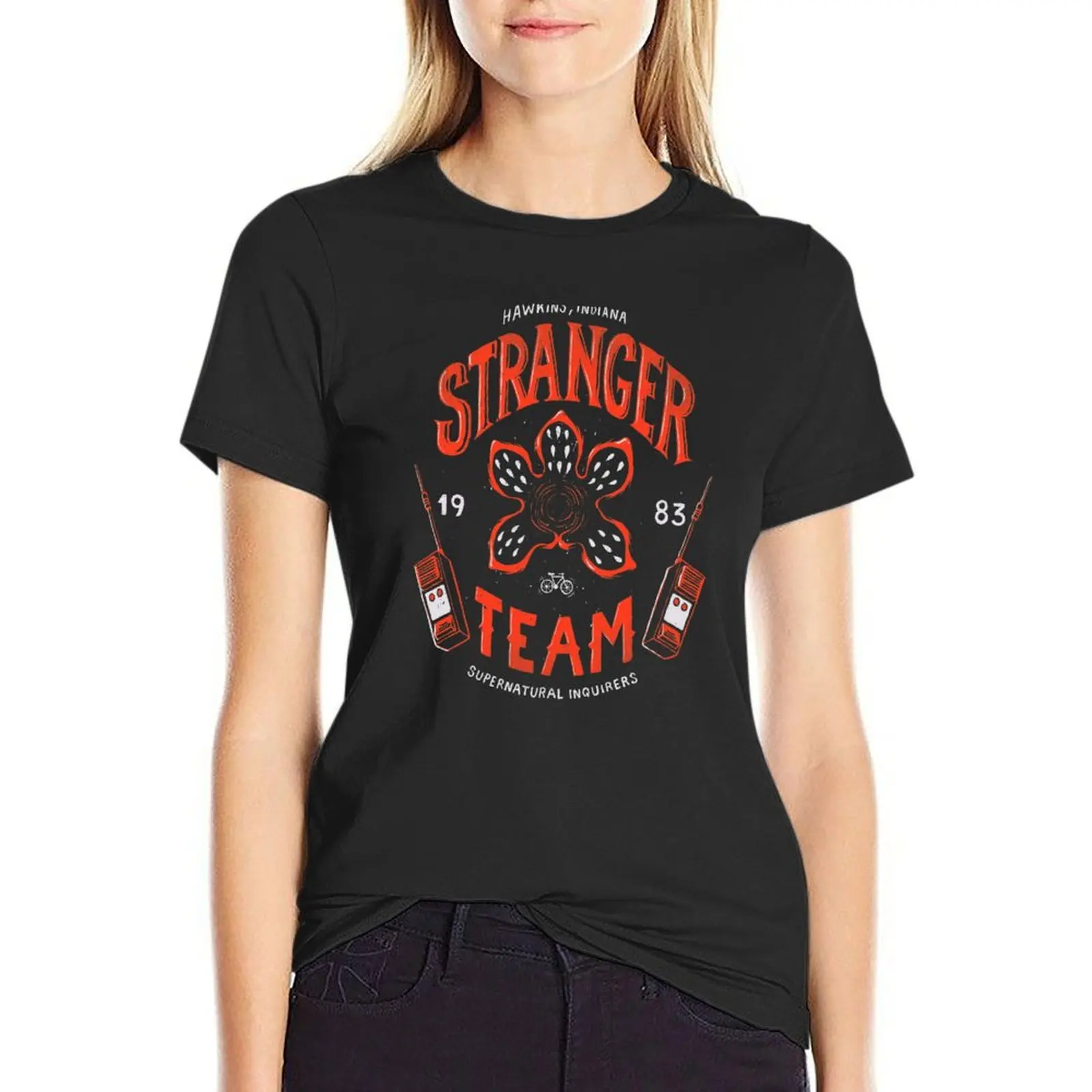 

Stranger Team T-Shirt Female clothing cute tops Womens graphic t shirts