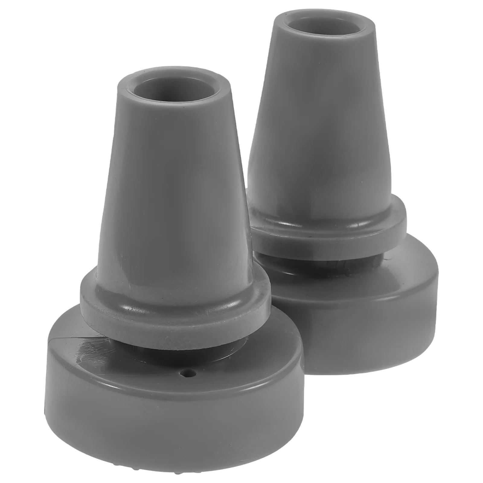 

2pcs 19MM Crutch Accessories Walk Hiking Stick Rubber Tip Protect Pole Crutch Pad Alpenstock Accessories (Grey)