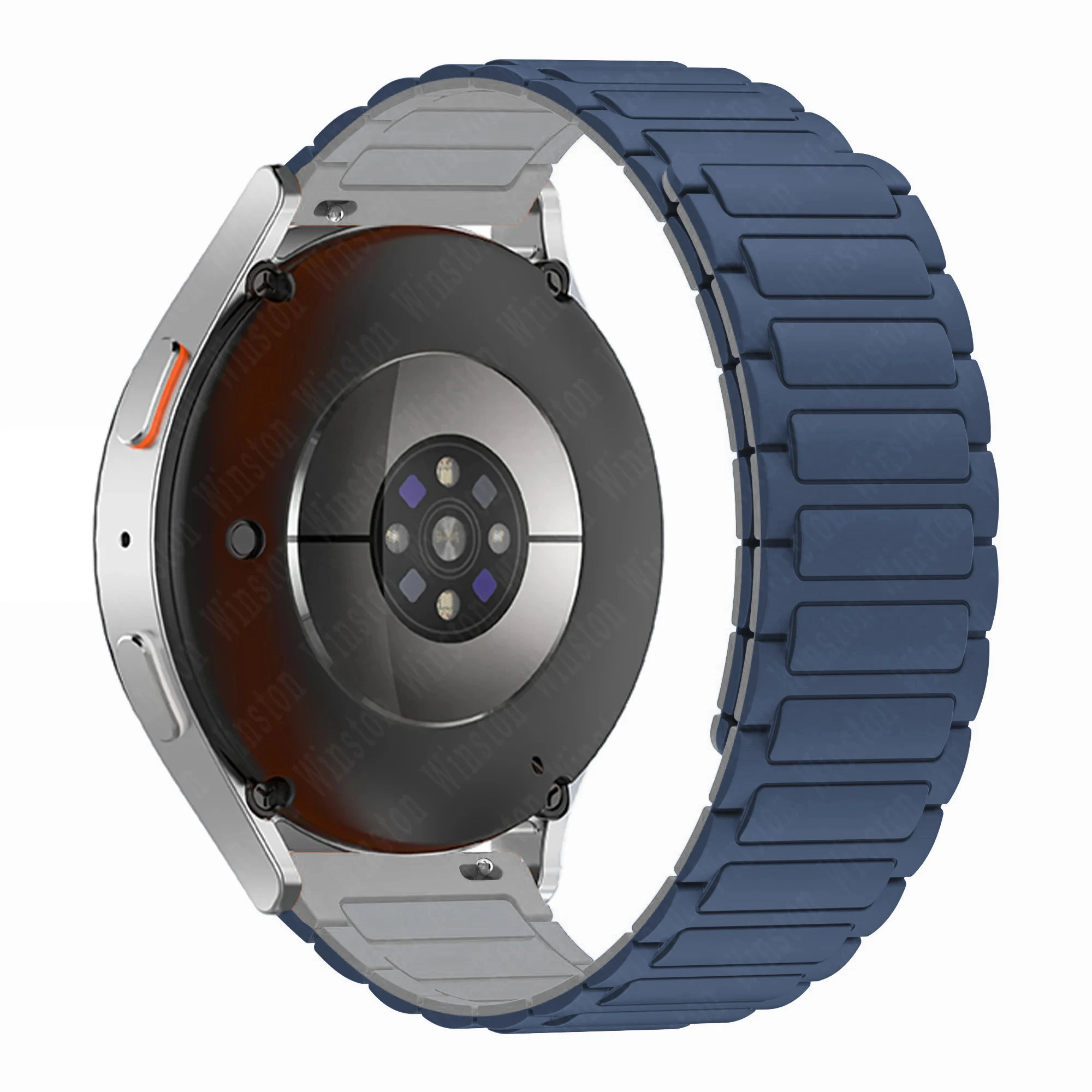 Magnetic Silicone Strap - 20mm/22mm Universal Smartwatch Band Replacement Bracelet
