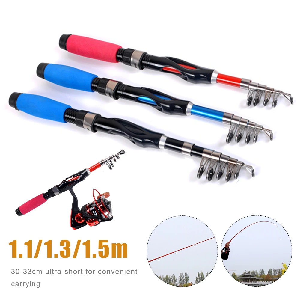 111315MTravelFishingRodSpinningFishingPolePortable