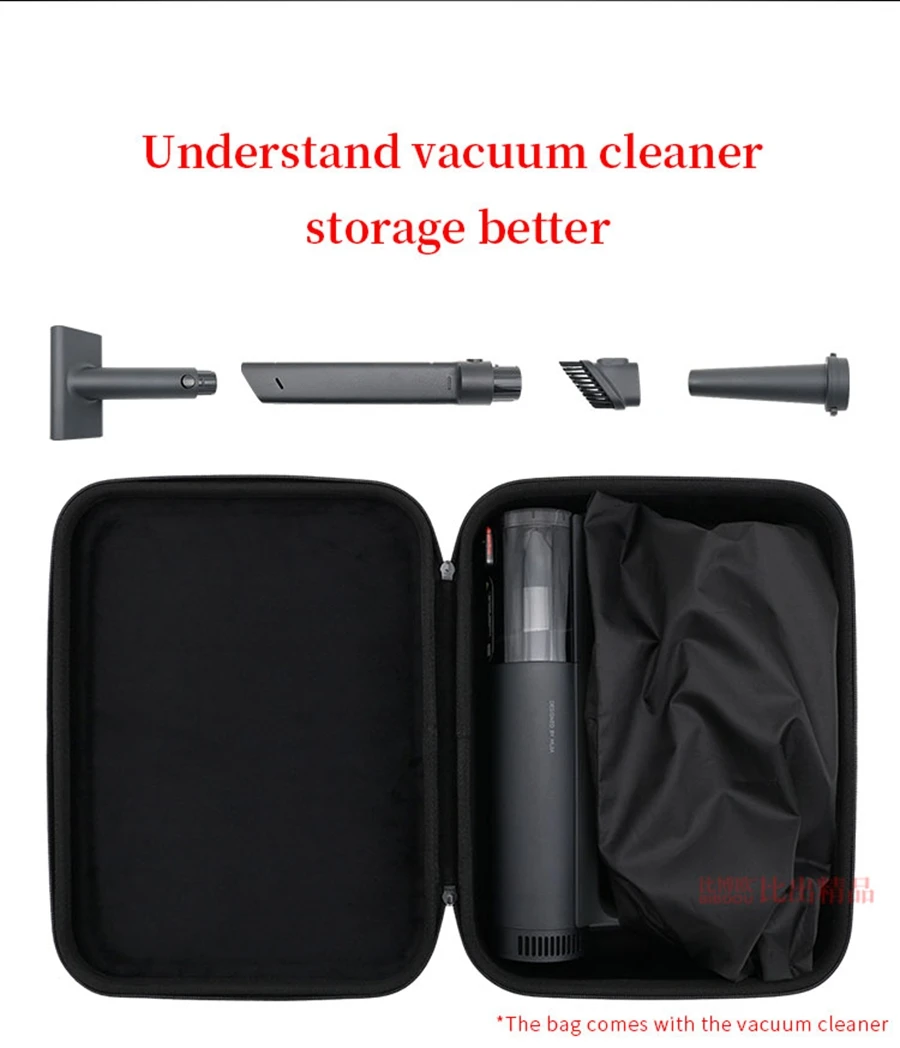 Hard EVA Storage Bag for XIAOMI MIJIA MJXCQ01QW Car Vacuum Cleaner Box Portable Vacuum Sweeper Travel Carrying Case